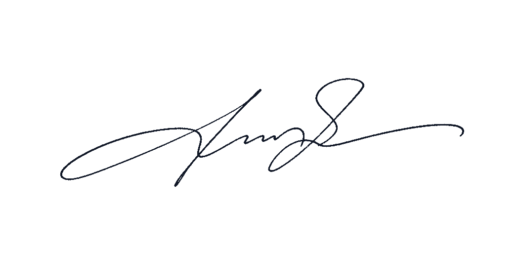Fictional thin cursive signature isolated from a faded scan